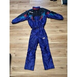 Y2K Vintage Phenix 90s Colorblock Two-Piece Ski Suit Jacket Girls Or Boys